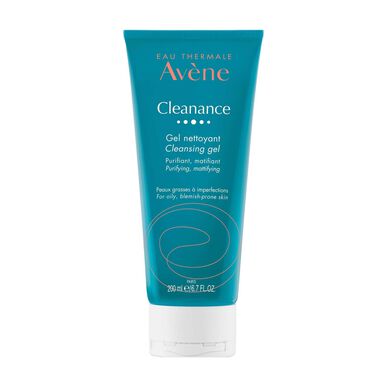 „Avène Cleanance“ valomasis gelis riebiai ir į spuogus linkusiai odai, 200 ml