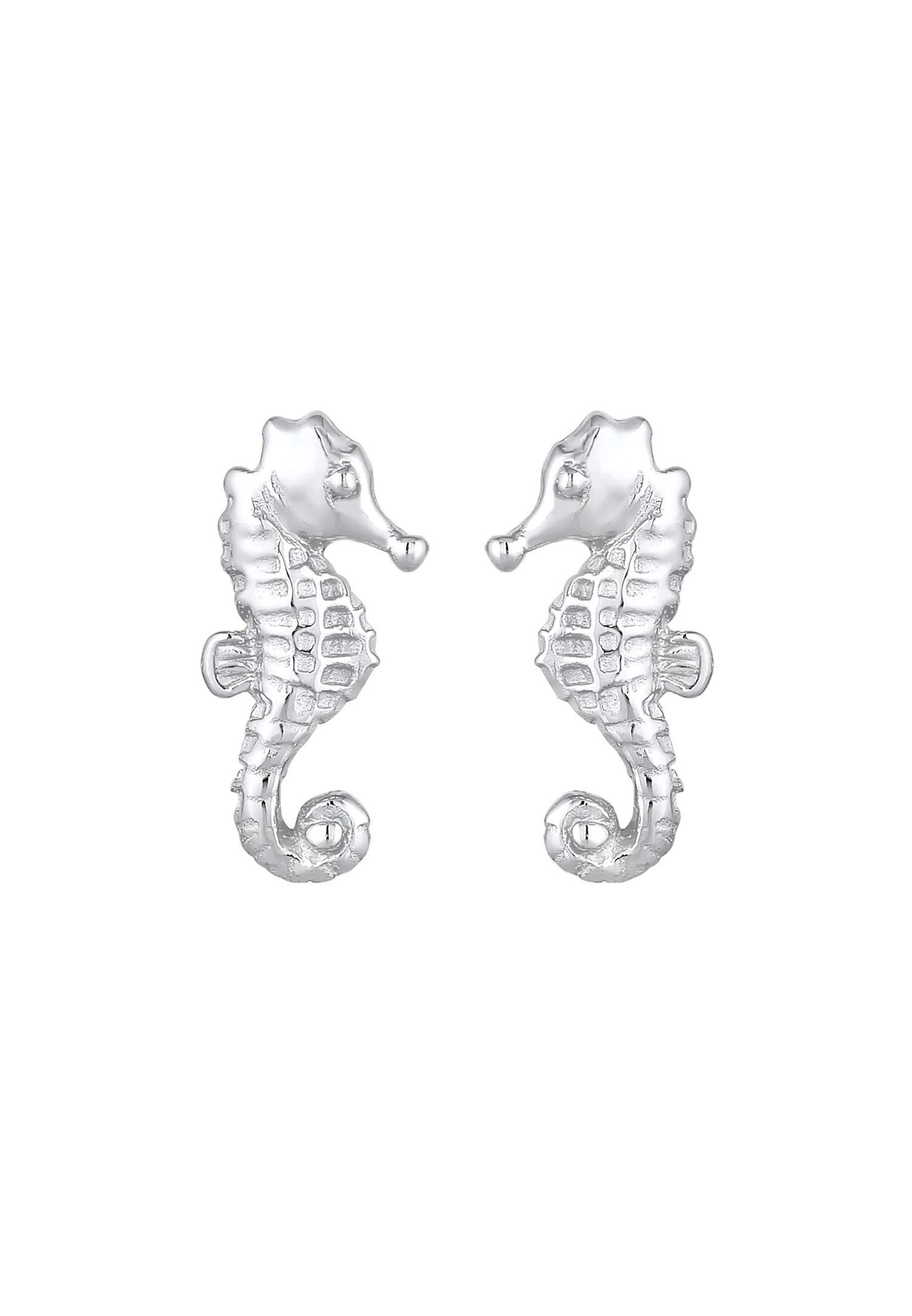 Elli Clous d'oreilles hippocampe tendance été maritime en argent sterling 925 pour femme