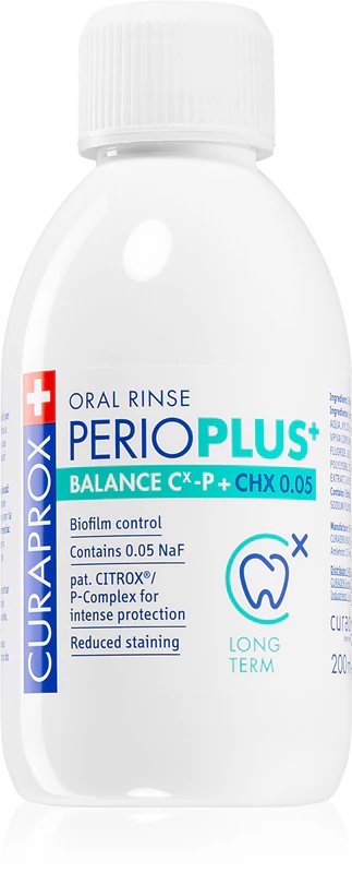 Curaprox Perio Plus+ Balance 0.05 CHX течност за испирање уста