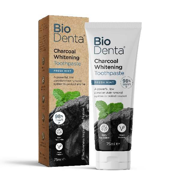 BioDenta Natuurlijke Whitening Tandpasta Houtskool Veganistisch 75ml