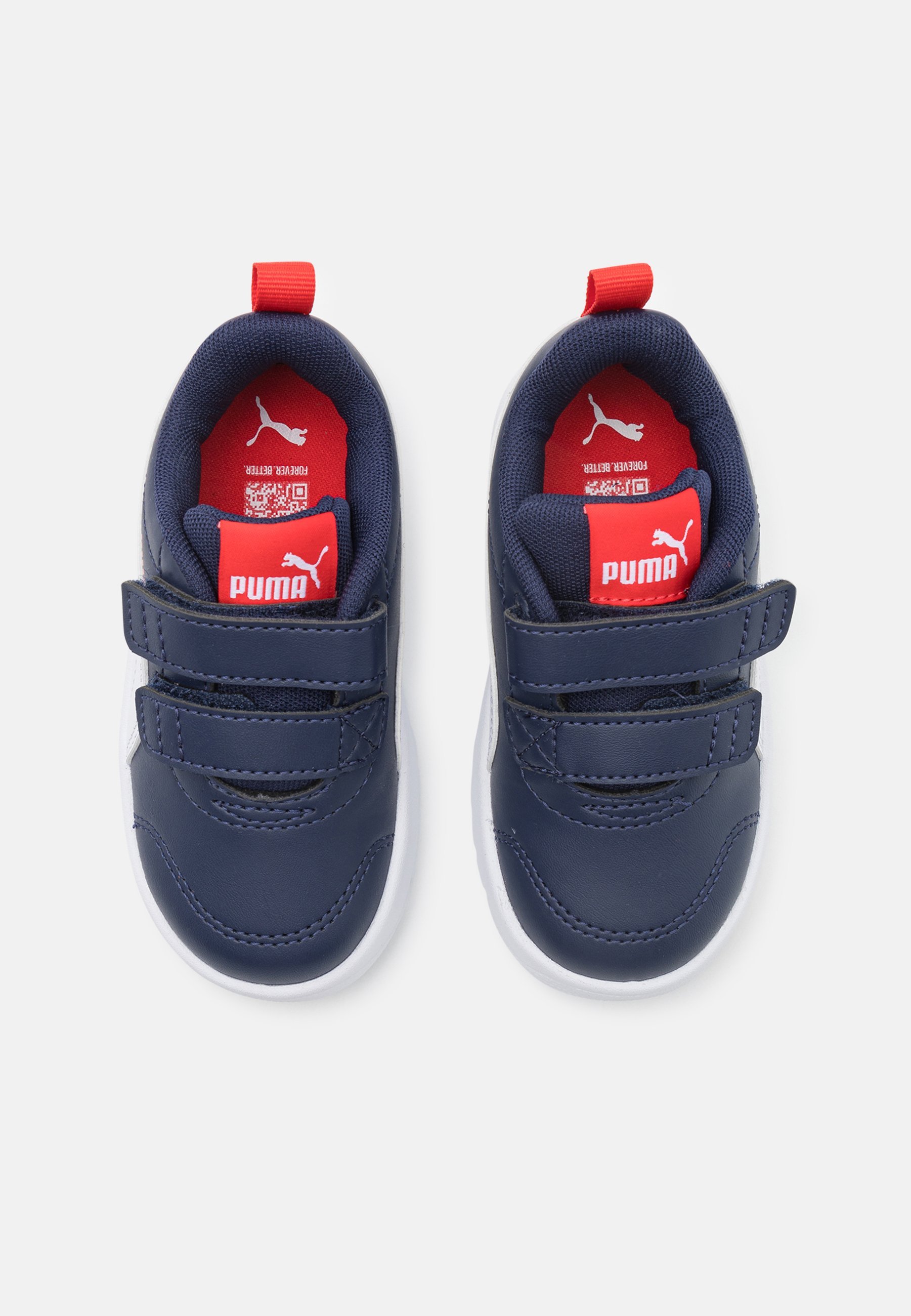 Puma COURTFLEX - Wandelschoenen - marineblauw/wit/rood