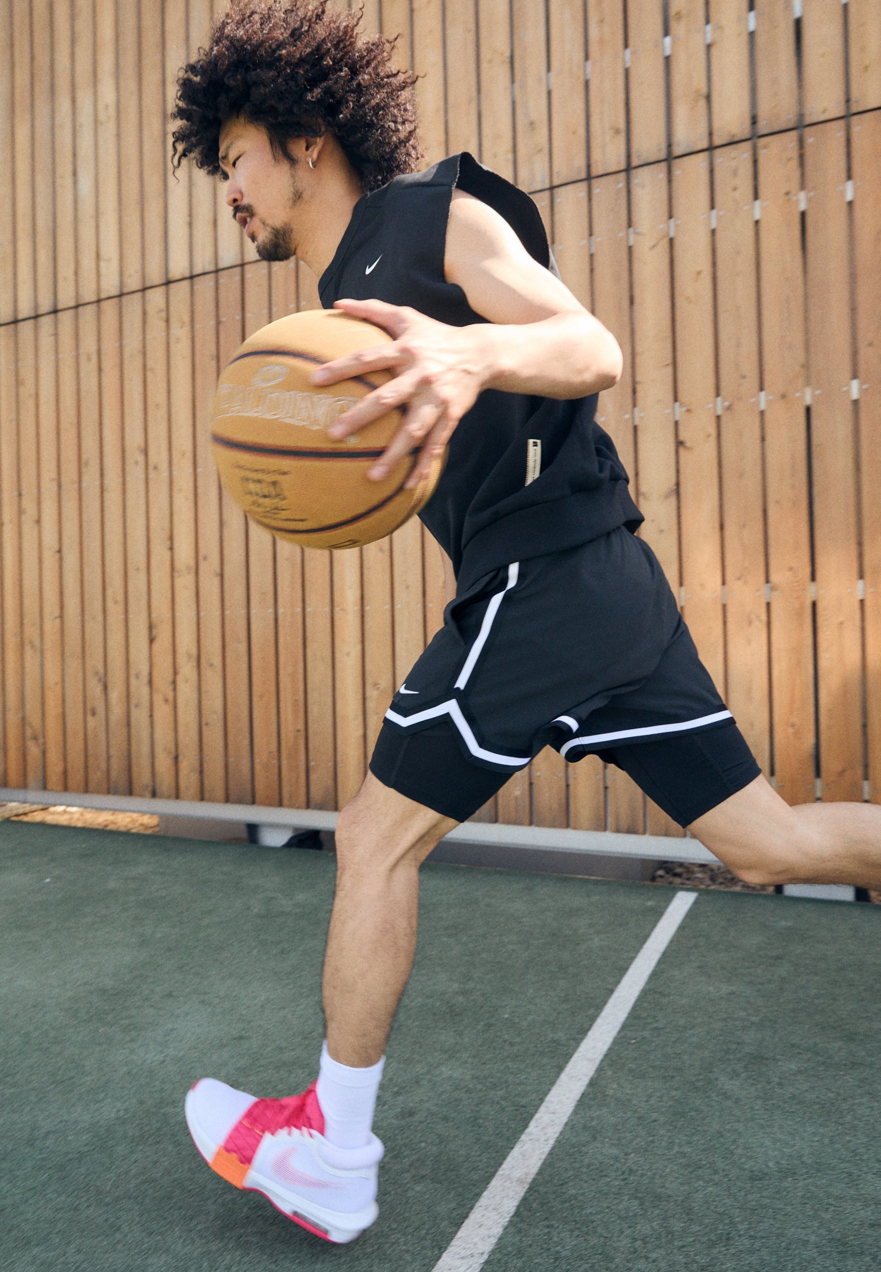 Nike Performance 2-IN-1 - 2-in-1 shorts - zwart/wit