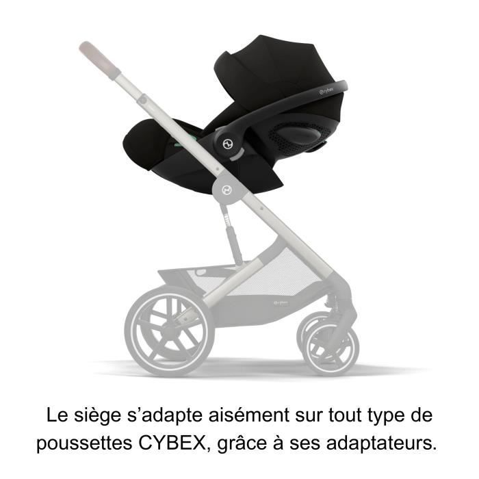 Cybex Cloud G i-Size -turvaistuin - Gold - 40-87 cm - Syntymästä 13 kg asti - Alle 2 vuotta - Moon Black (Plus)