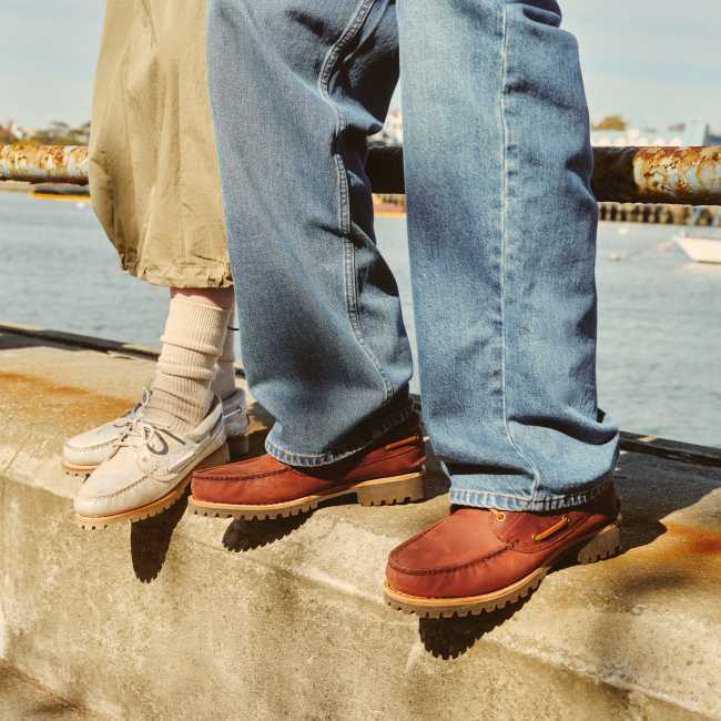 Scarpa da Barca Timberland® Authentic Handsewn                da Uomo in marrone