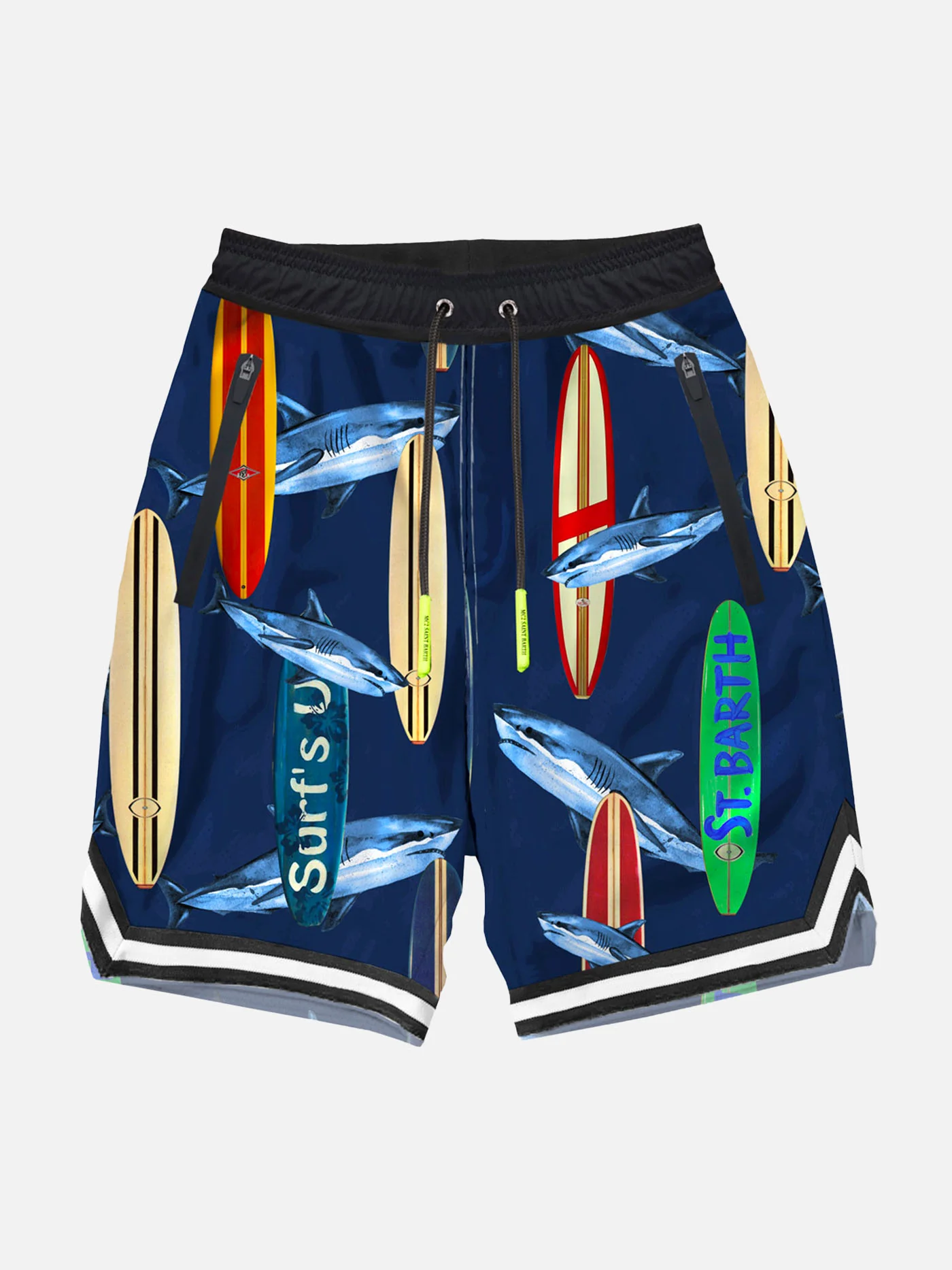 Zwempak voor jongens met surfplankprint