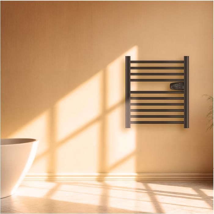 Fluidless electric towel warmer - BESTHERM - HESTIA 300W - black