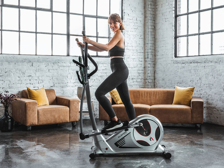 Christopeit Sport Crosstrainer EL 5000 Pro (langattoman sykemittarin vastaanotin sisältyy tietokoneeseen)