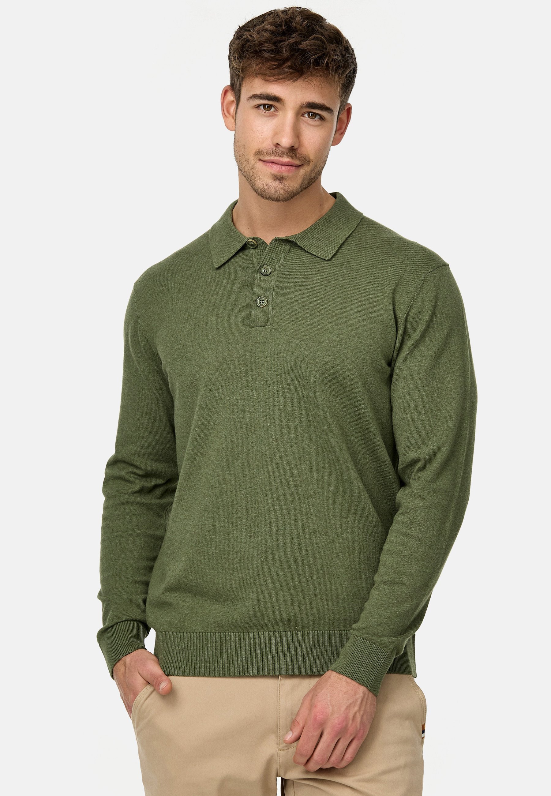 INDICODE JEANS INCHIPS - Jumper - Army Mix