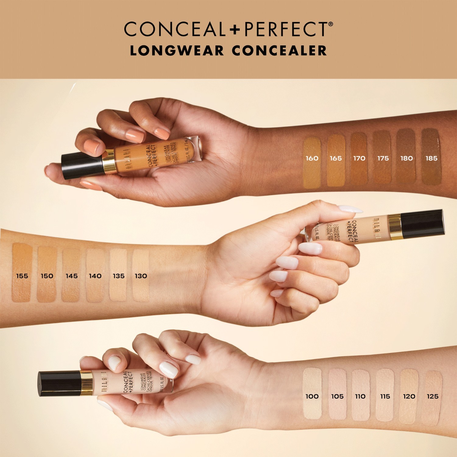 Milani korektor Conceal + Perfect Long Wear - 5 ml