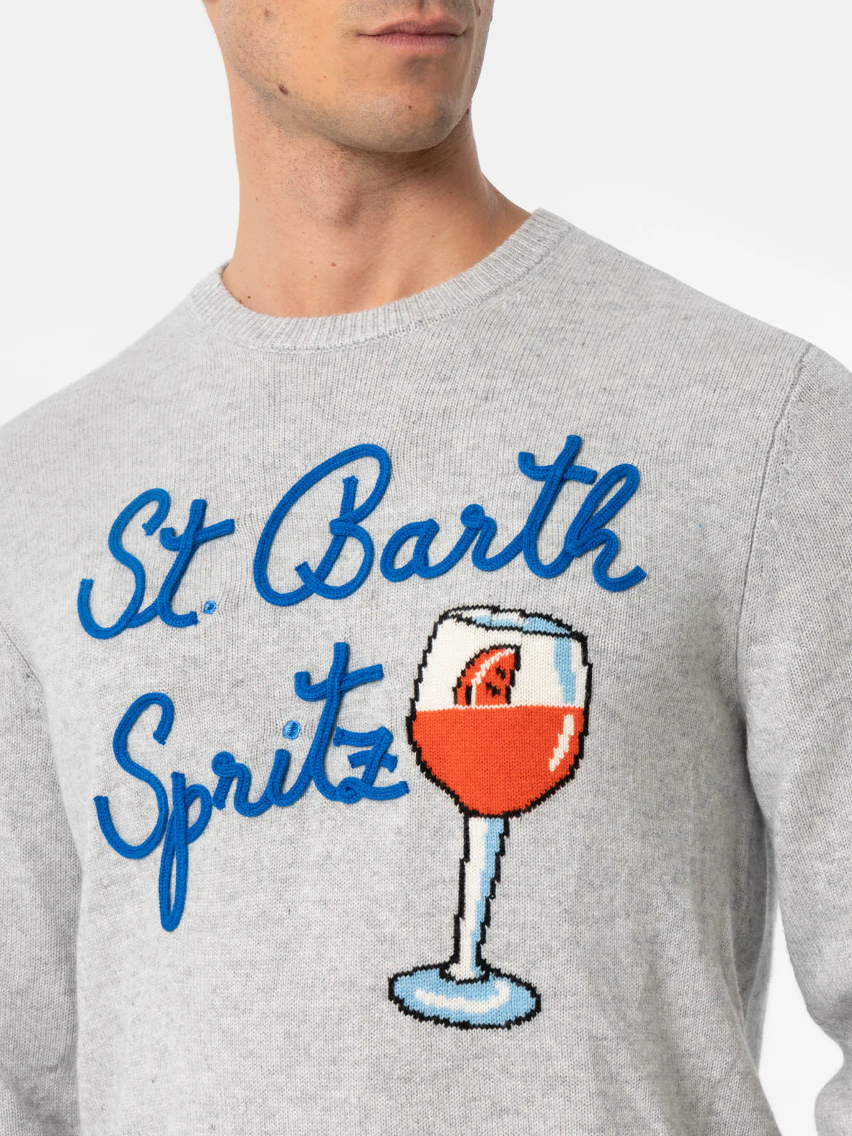 Suéter Heron Masculino Cinza Spritz Glass