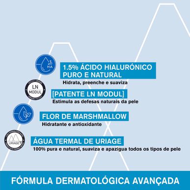 Uriage Eau Thermale HA Booster -seerumi, kosteuttava, uudistava, kirkastava kasvoseerumi, 30ml