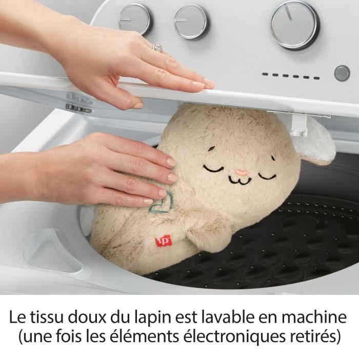 Fisher-Price Meu Coelhinho Fofinho - Pelúcia com Luz Noturna - Brinquedo Educativo Infantil - HXG97