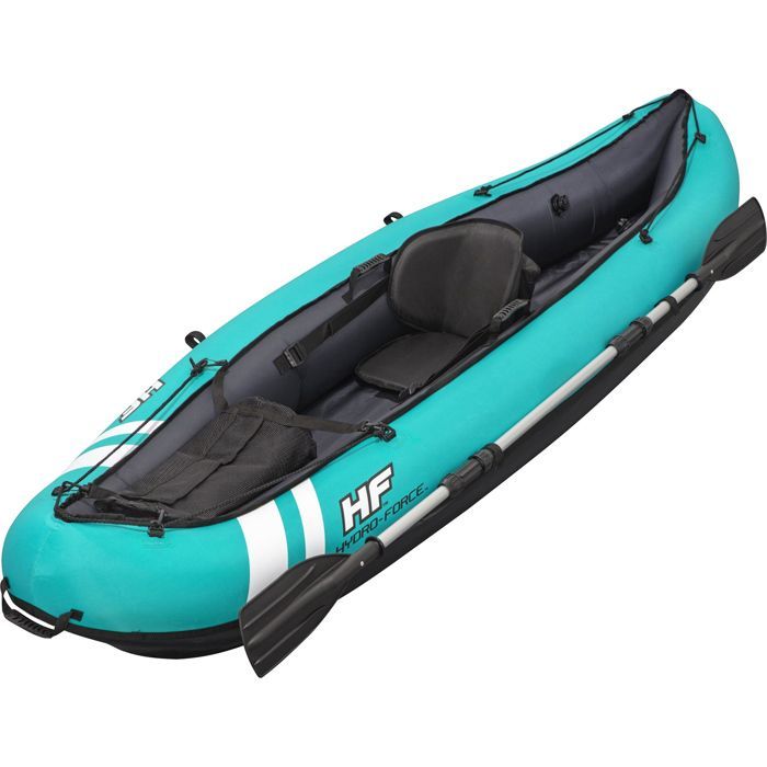 Kayak gonflable sportif Bestway Hydro force Ventura - Vert - 1 place - Adulte - 100 kg - Garantie 2 ans