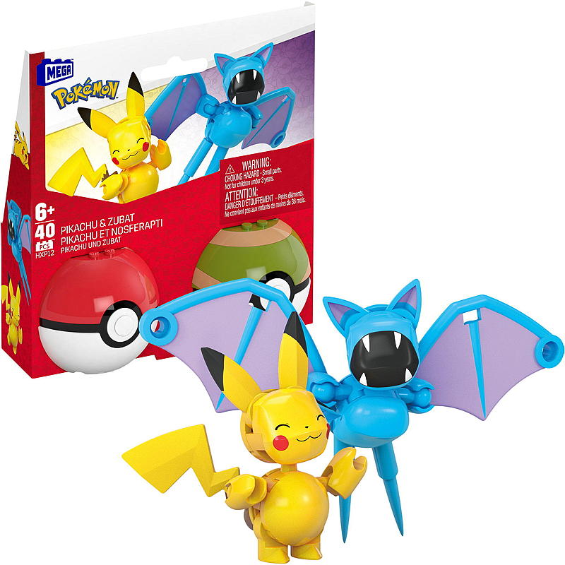 Pokémon Pikachu & Zubat Mega Pokémon