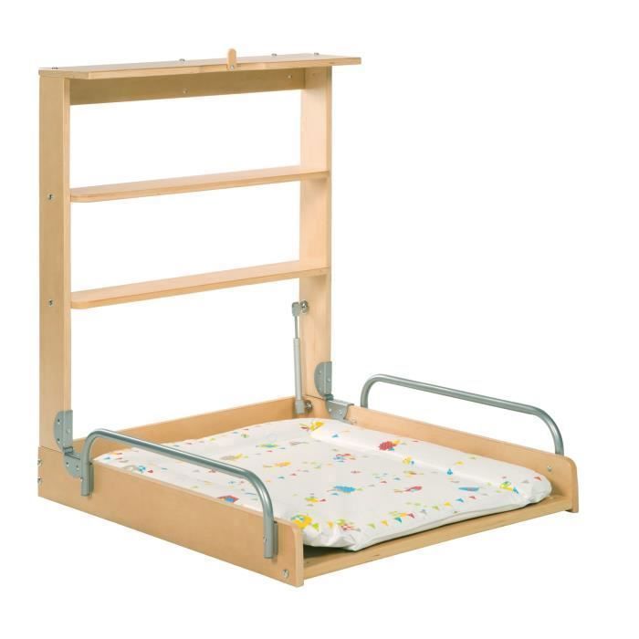 ROBA Table à langer Murale Pliable + Matelas à langer 