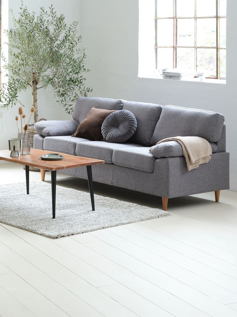 GEDVED GEDVED 3-vietė sofa, pilka