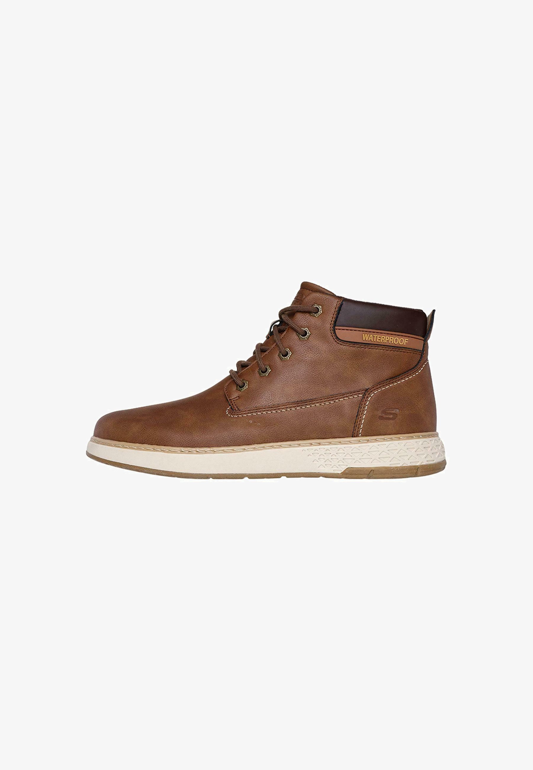 Botki sznurowane Skechers - marrón oscuro