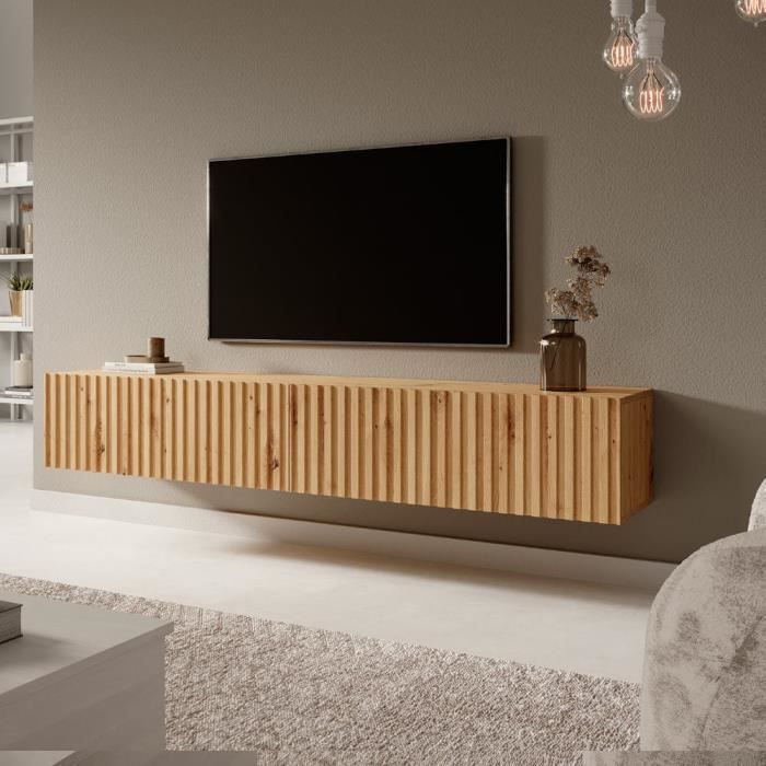 Mueble para TV - Roble artesanal - Telire - 175 x 31,6 x 30
