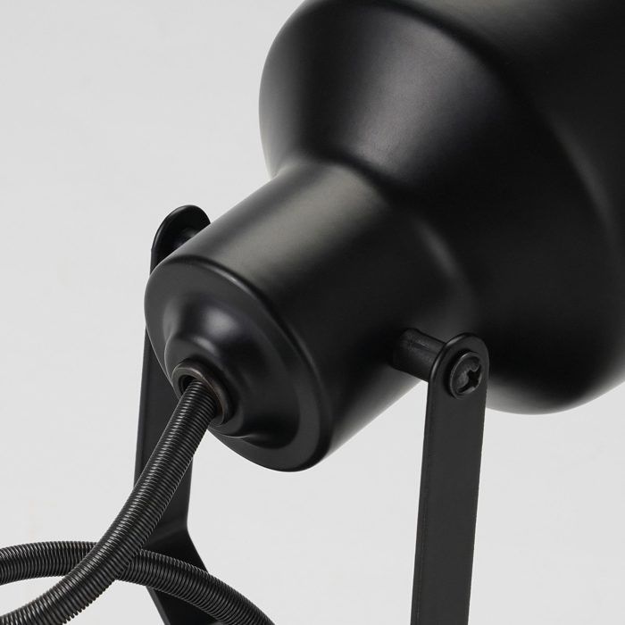 Plafoniera - NETTLIFE - Faretto a 4 fiamme - Nero - Orientabile a 350° - Attacco E14, Max 25W
