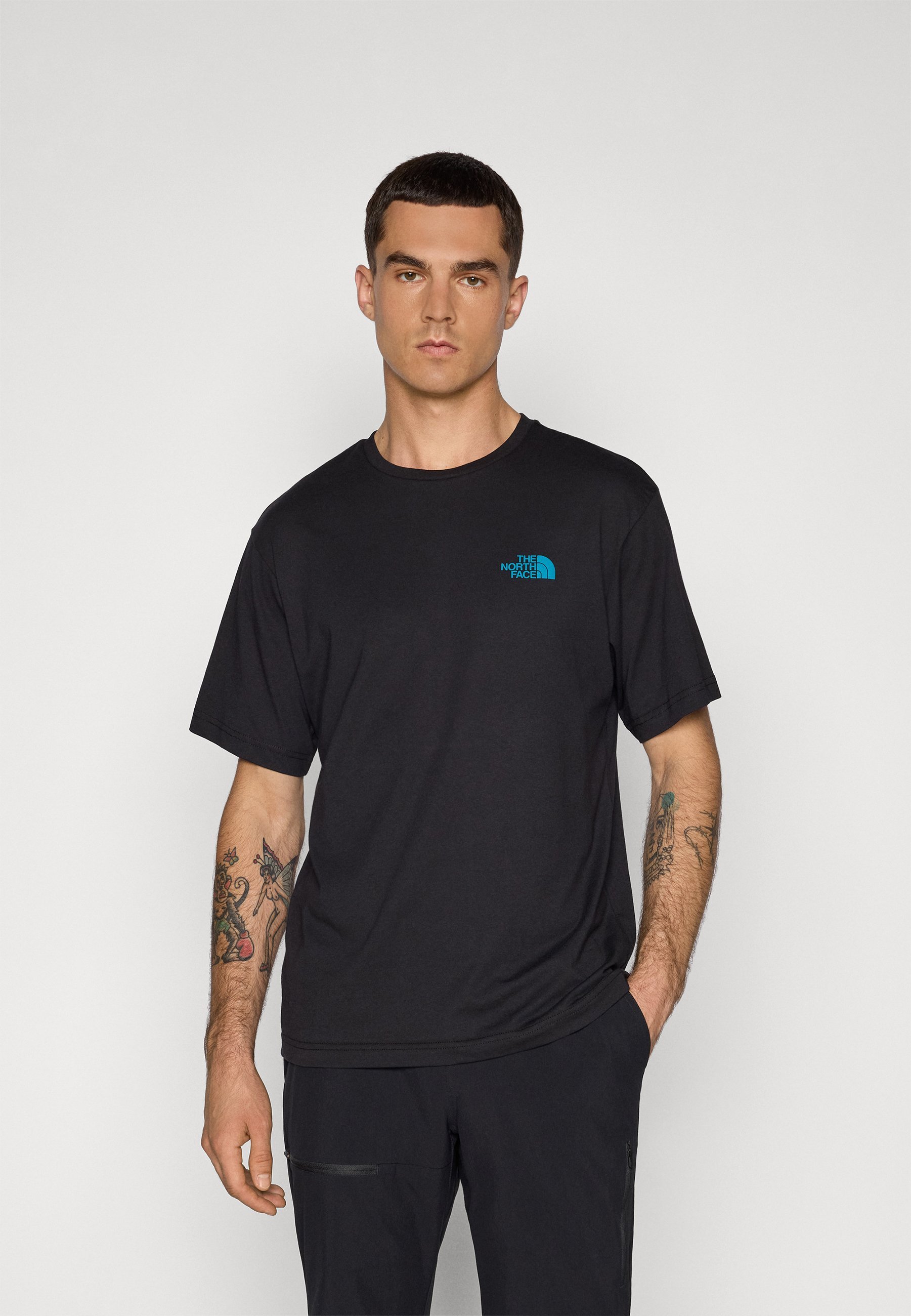 The North Face NSE SLOPES RELAXED TEE GRAPHIC UNISEX - T-shirt met print - zwart
