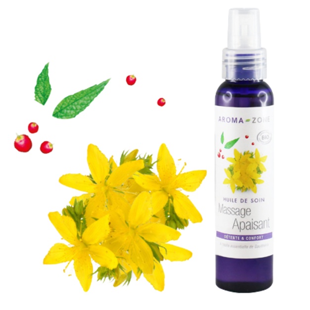 Olio da massaggio lenitivo