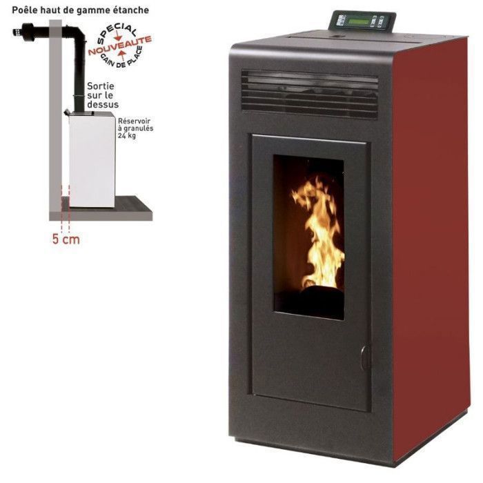 INTERSTOVES Marina 13 Concentric Sealed Pellet Stove + Flue Kit