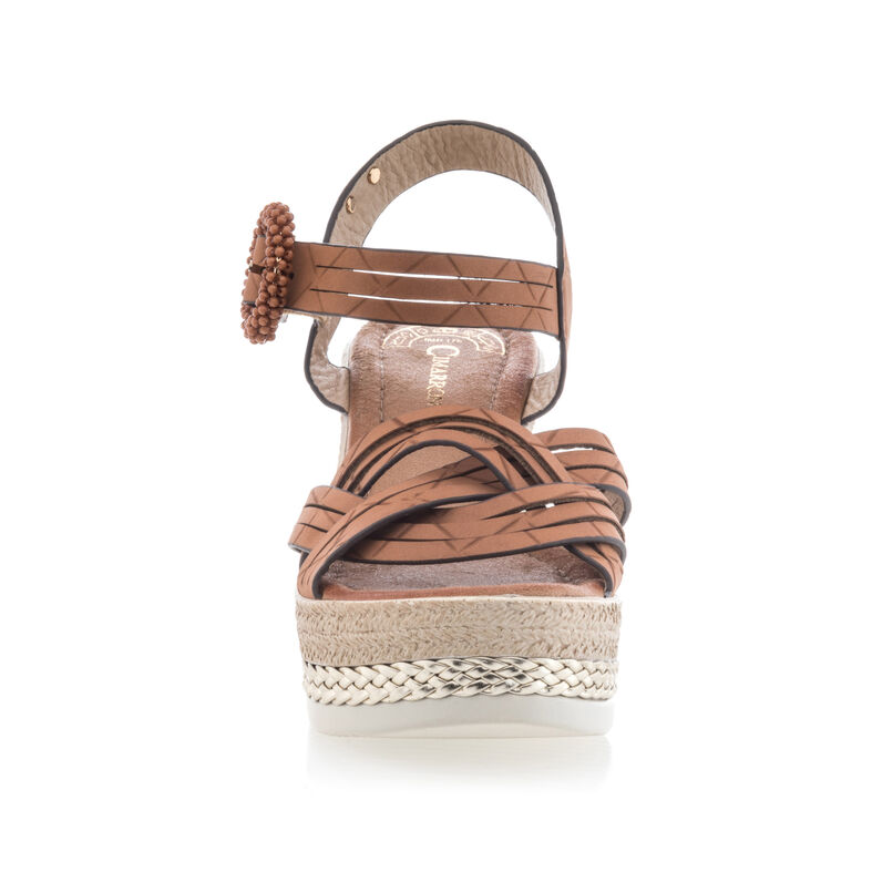Bruine damessandalen / open teenschoenen