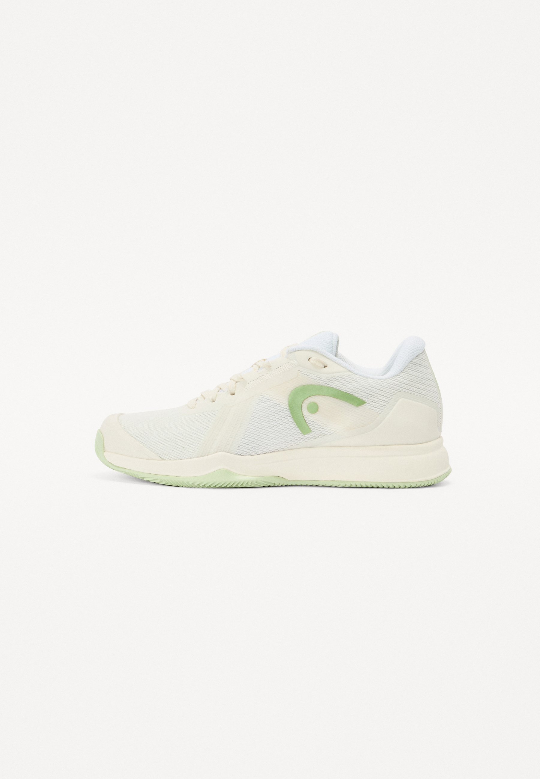 Head SPRINT TEAM 4.0 - Tennisschoenen voor gravelbanen - krijtwit/lichtgroen