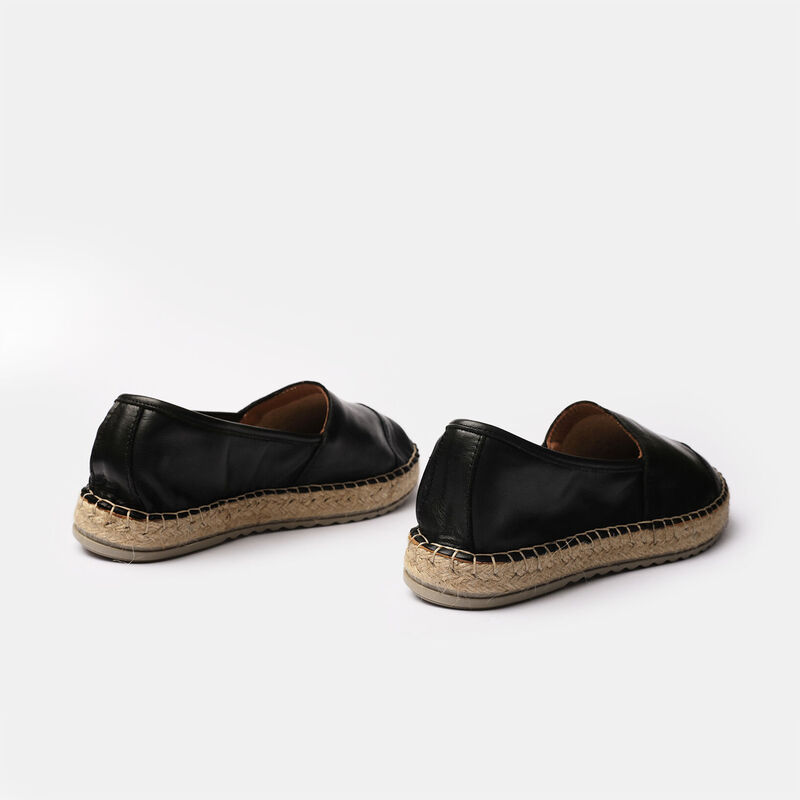 Espadryle damskie skórzane