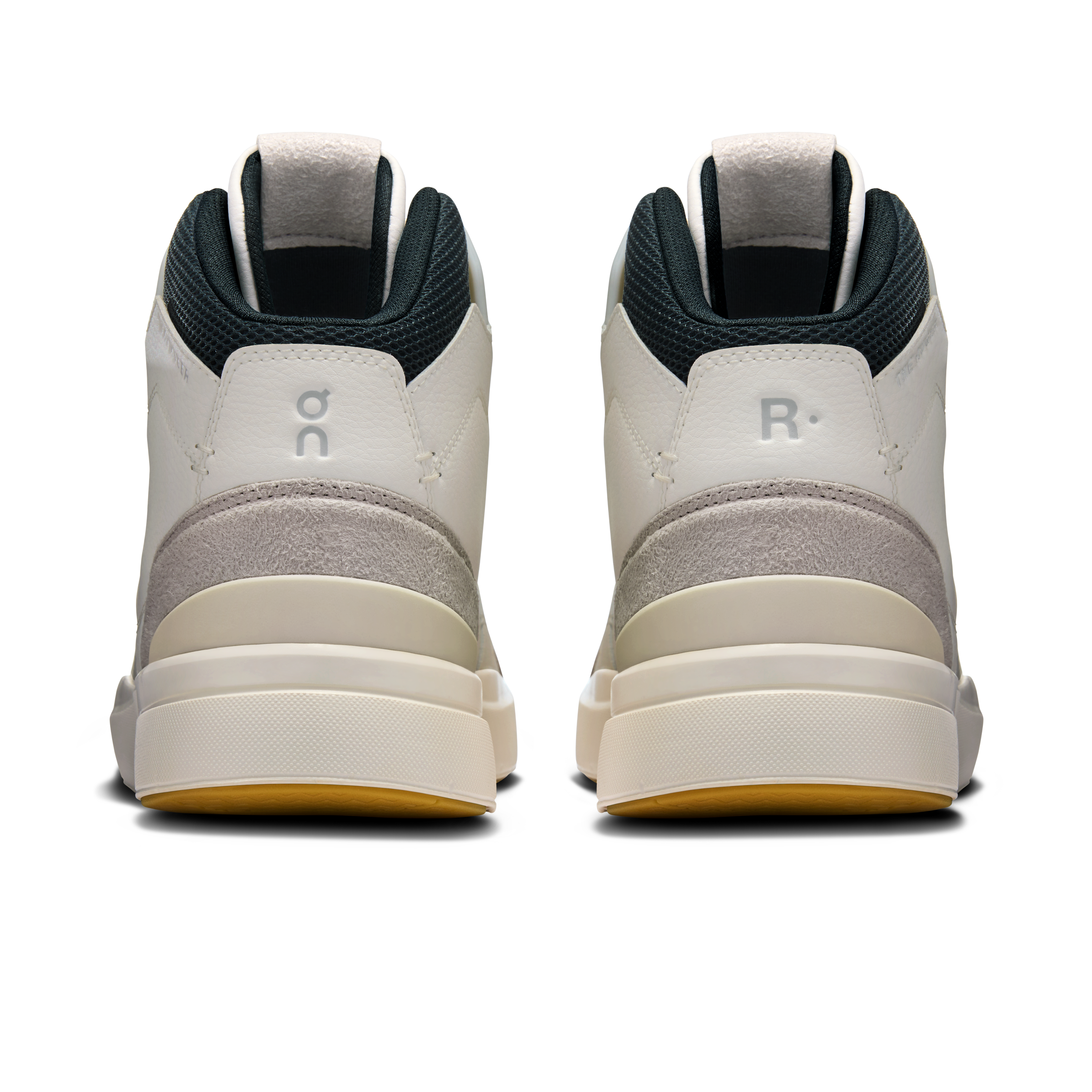 On Chaussures homme THE ROGER Clubhouse Mid blanches | Evergreen