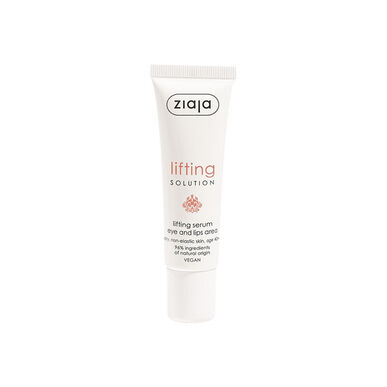 Ziaja Lifting Solution Silmänympärys- ja Huulistovoide Tiivistetty seerumi Lifting Effect Silmät Huulet 30 ml 30 ml