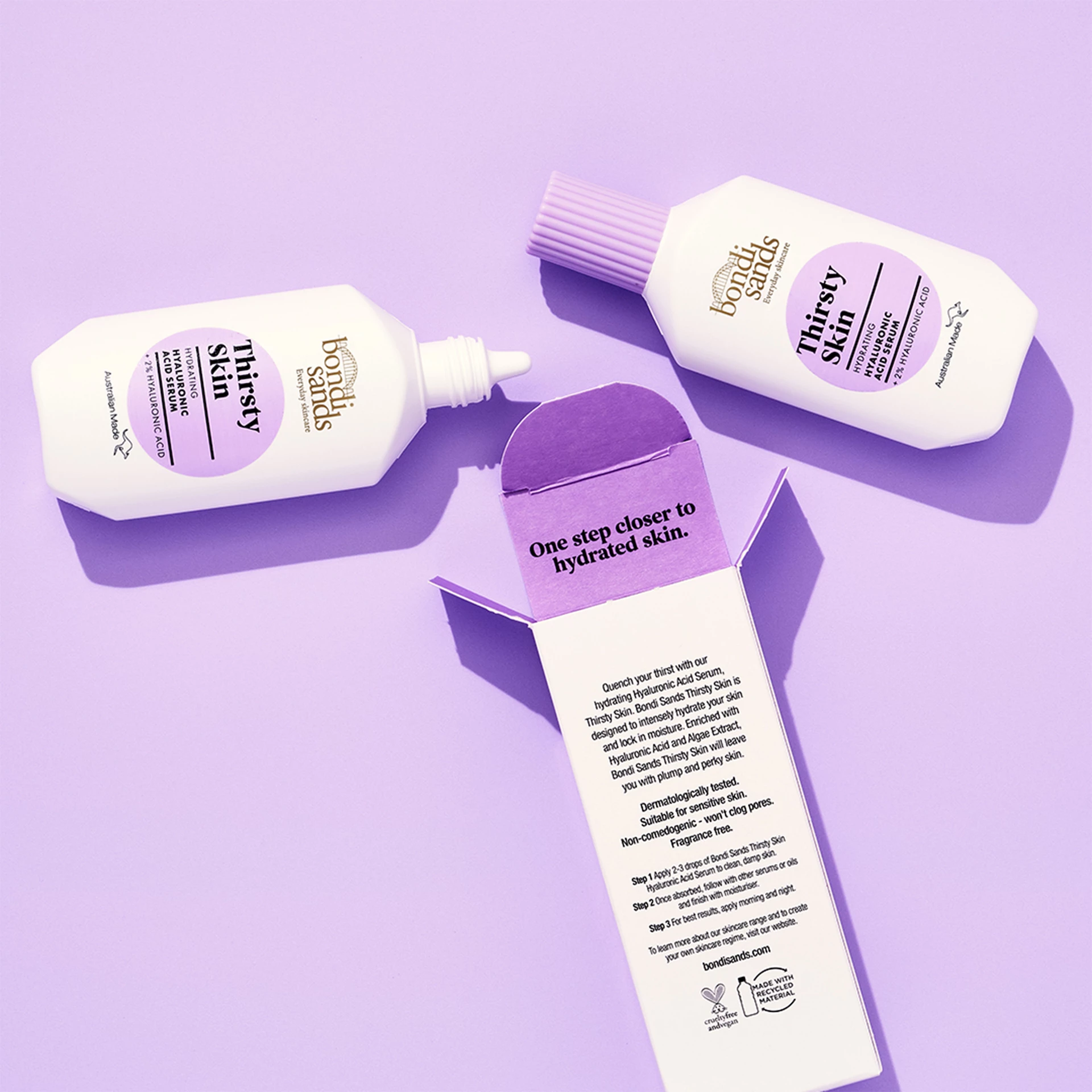 Szomjas Bőr Hialuronsav Szérum 30 ml - Bondi Sands