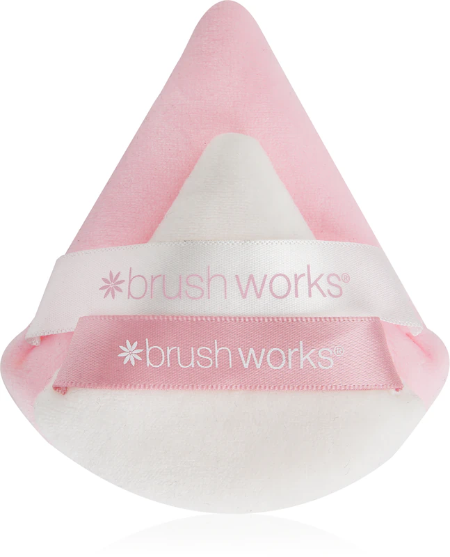 Brushworks Dreieckiges Puderquasten-Duo