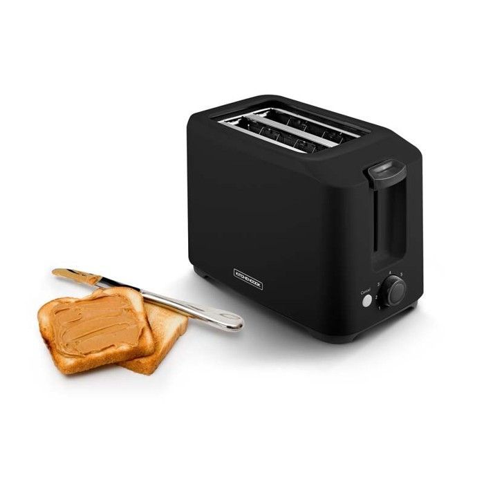 Torradeira de 2 fatias com gaveta de migalhas da Toasteo Kitchencook