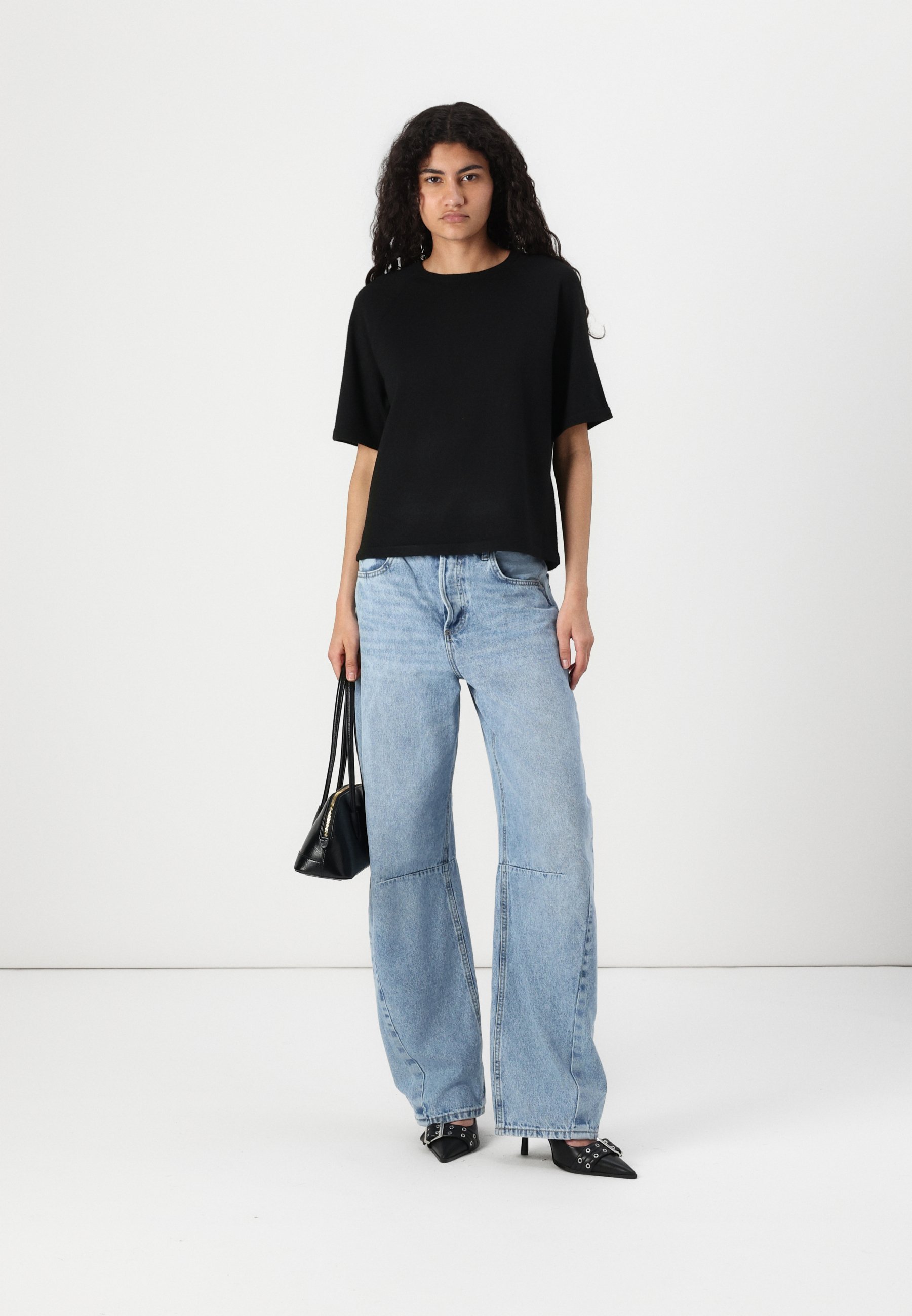 Pieces PCBREE O NECK - Maglione - nero