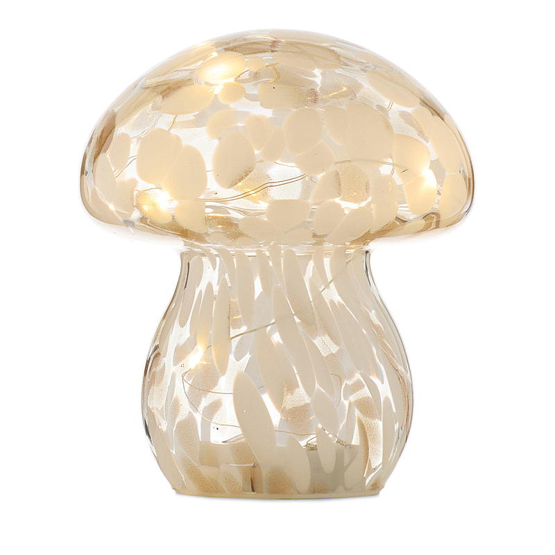 Hjem Glasslampe 13x15 cm LED sopphvit