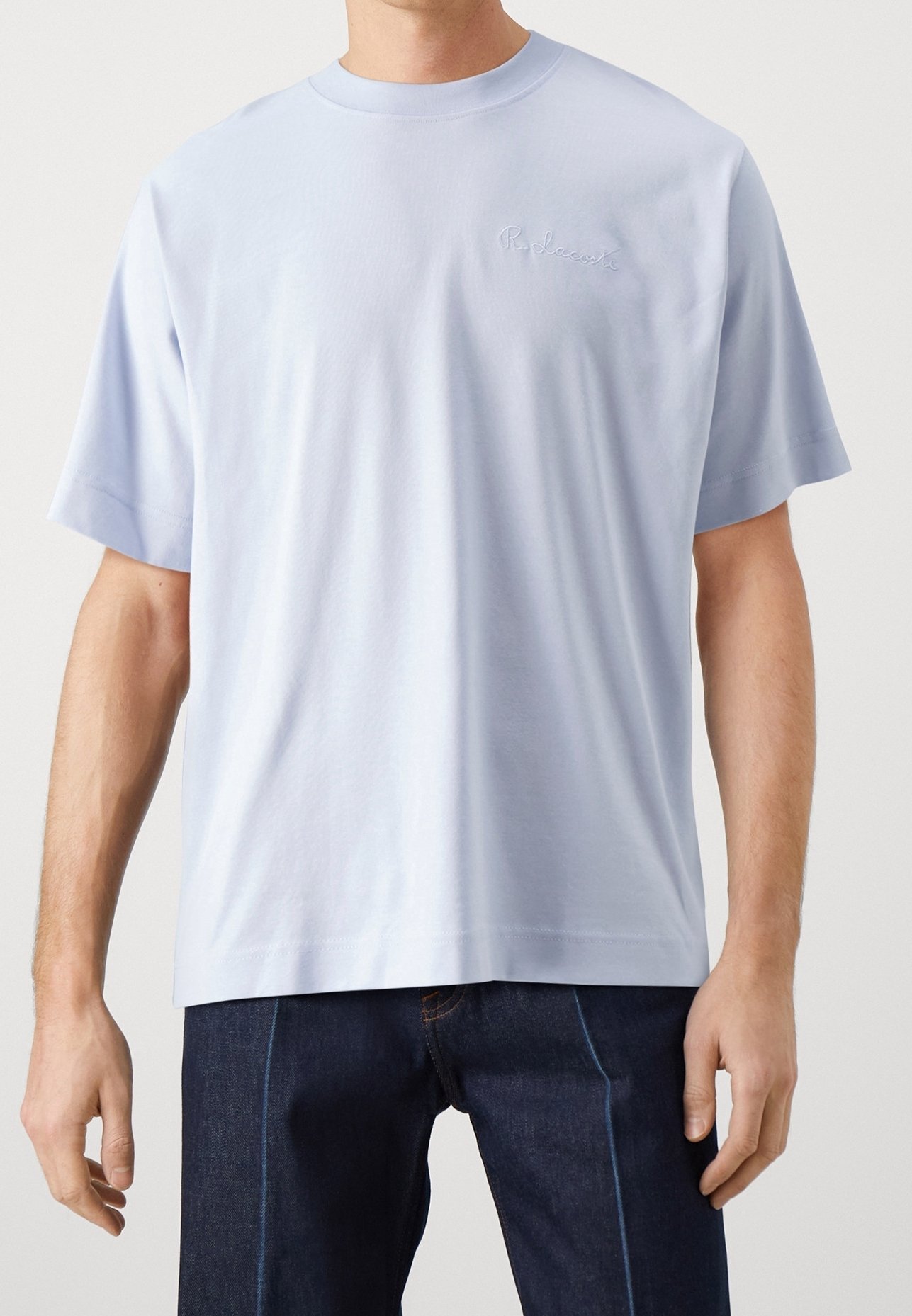 T-shirt Lacoste Basic - azzurra