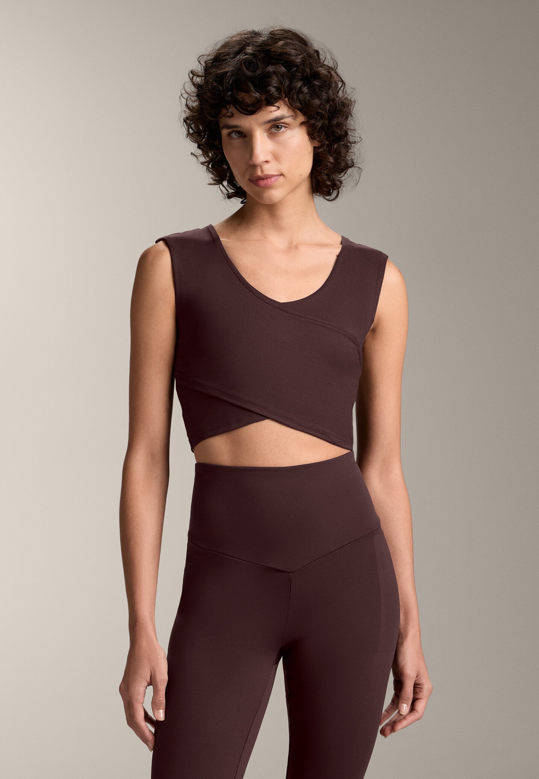 OYSHO COMFORTLUX CROSSOVER - Top - marrone