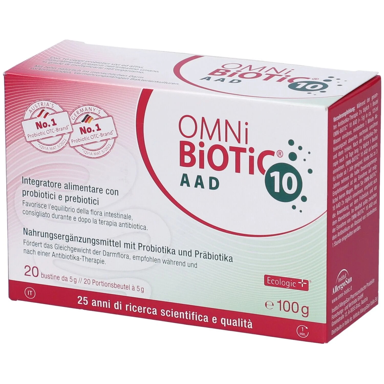 Omni Biotic 10 Tabletten, 20 Beutel à 5 g