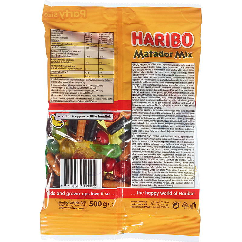 Haribo Matador mezcla 500 g Haribo