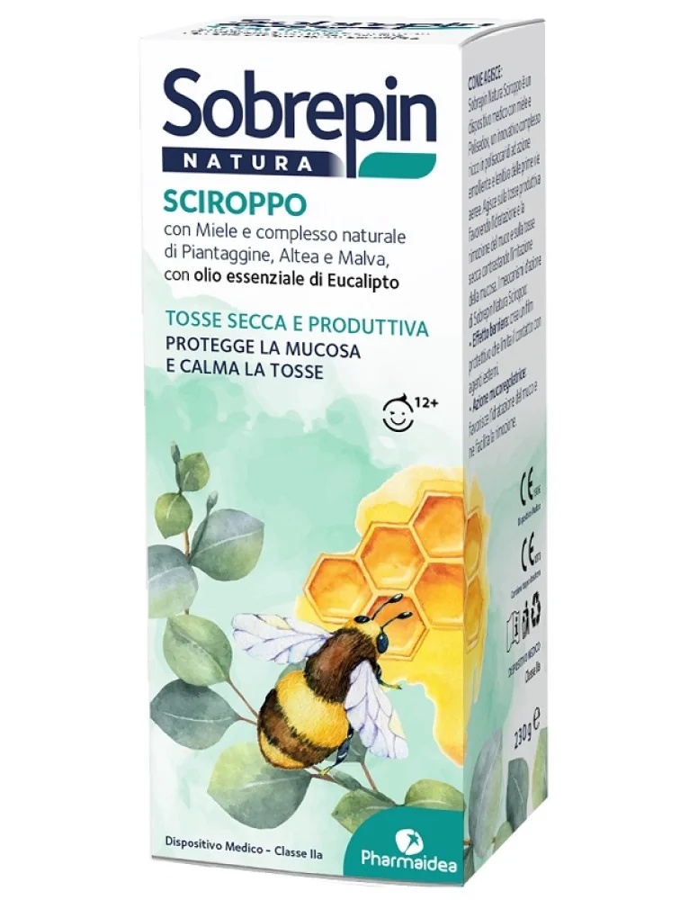 SOBREPIN Sirope Sobrepin Natura para adultos sin gluten