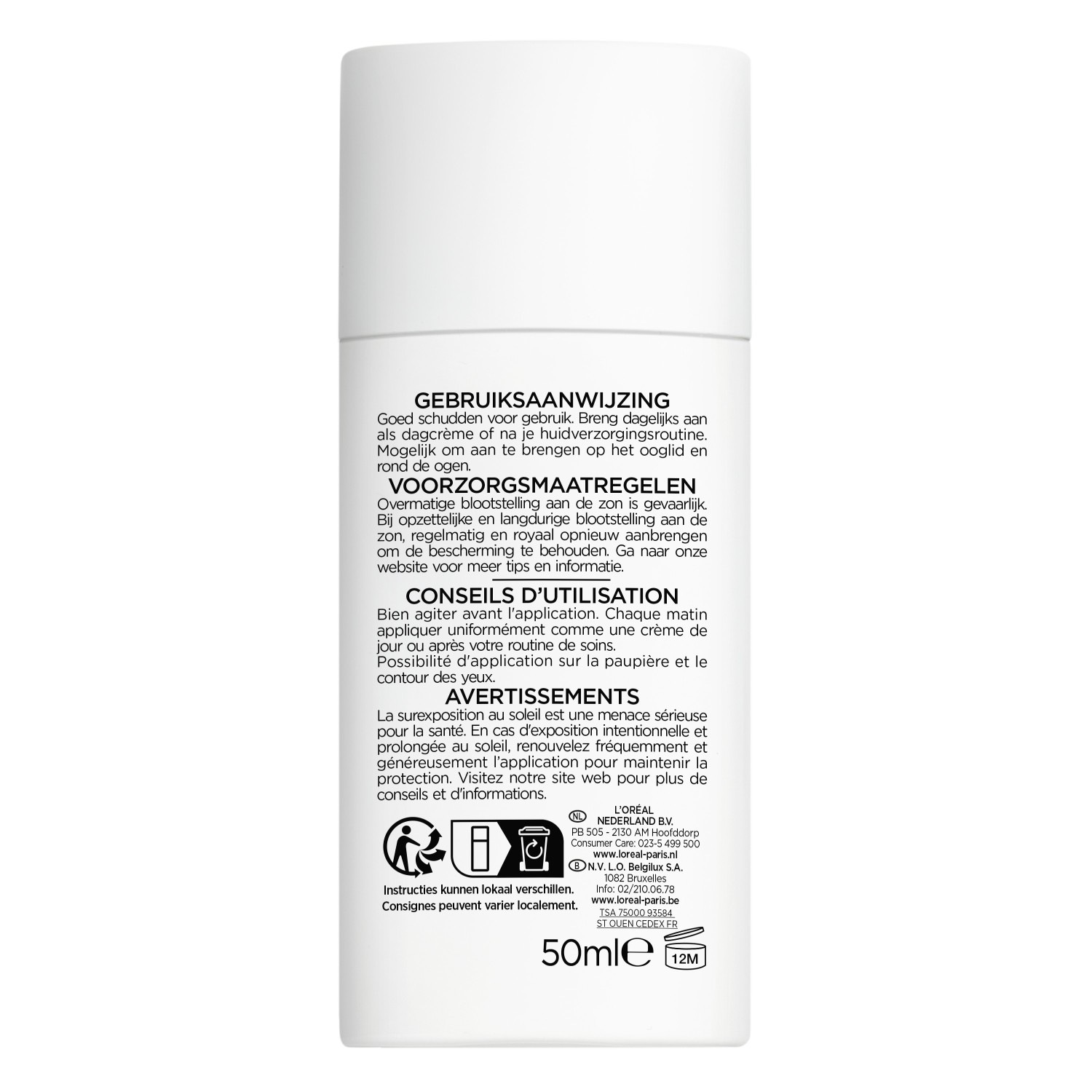 L'Oréal Paris Bright Reveal UV fluid za lice protiv tamnih fleka SPF 50+ - 50 ml
