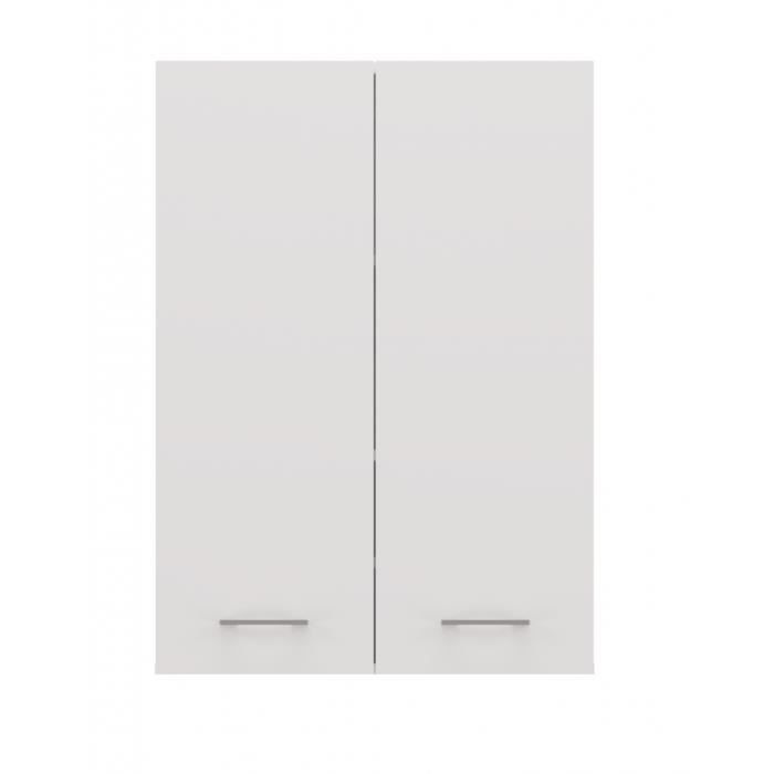 NELLIO - Armario de baño de pared - Mueble de baño colgante - Dimensiones 64x30x90 cm - Almacenamiento para el baño