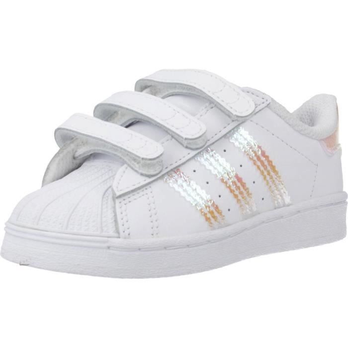 Basket - ADIDAS ORIGINALS - 92821 - Enfant Fille - Blanc - Lacets - Semelle Gomme