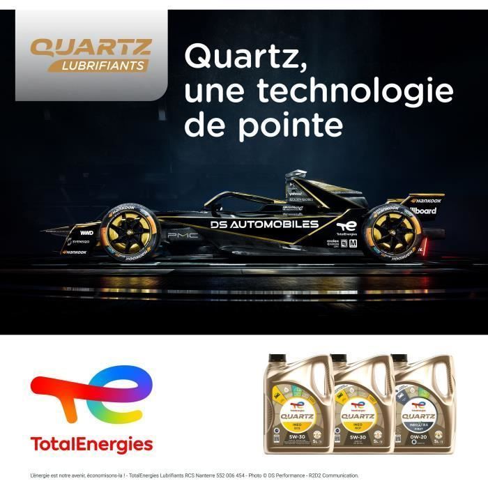 Huile moteur - TOTALENERGIES - Quartz EV3R 10W-40 - 5L