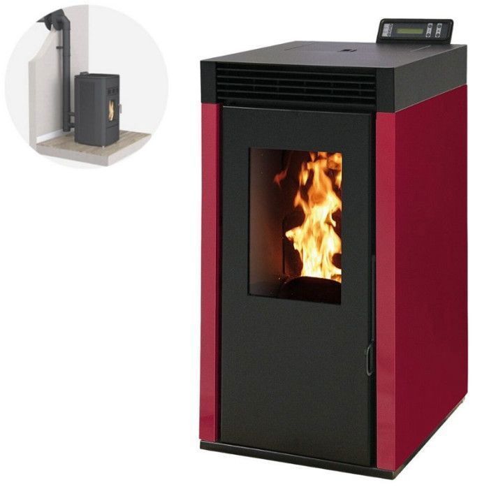 Poêle à granulés INTERSTOVES MARINA 6 étanche + kit ventouse