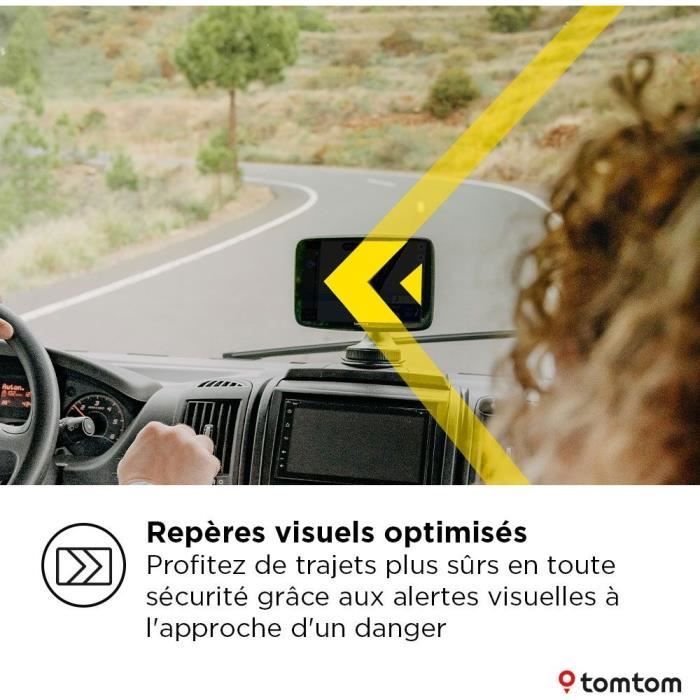 TomTom - GO Camper Max 2.ª generación Premium Pack - GPS para autocaravanas, caravanas y coches - Pantalla de 7 pulgadas - Mapa del mundo