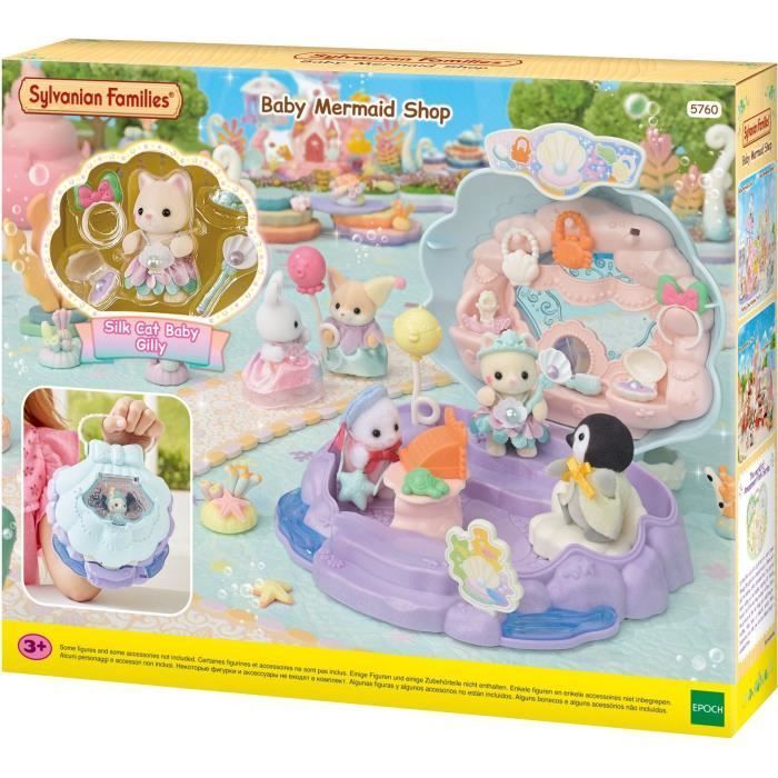 Boutique Set - SYLVANIAN FAMILIES - Zeemeerminwinkel - Accessoires en Geïntegreerd Handvat