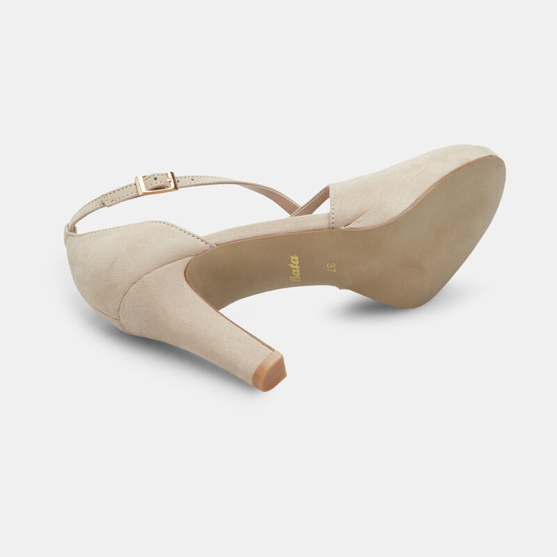 Damskie czółenka BATA z obcasem 9 cm i platformą 1,3 cm