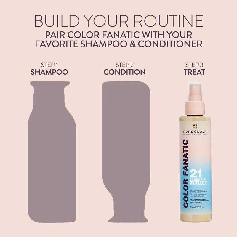 „Pureology Color Fanatic“ nenuplaunamas purškiklis